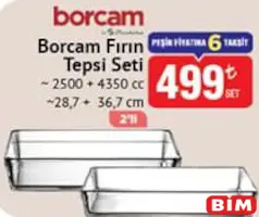 BORCAM FIRIN TEPSİ SETİ 2'Lİ BORCAM FIRIN TEPSİ SETİ 2'Lİ